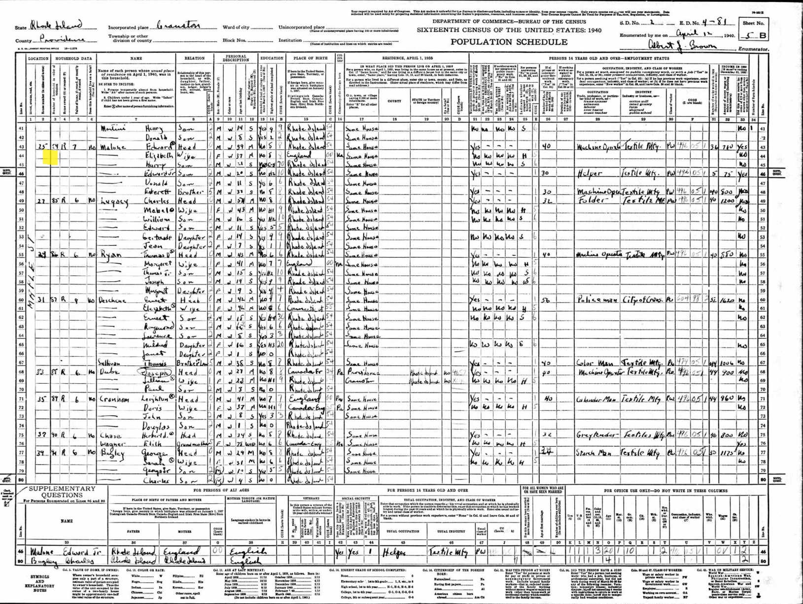 1940 census